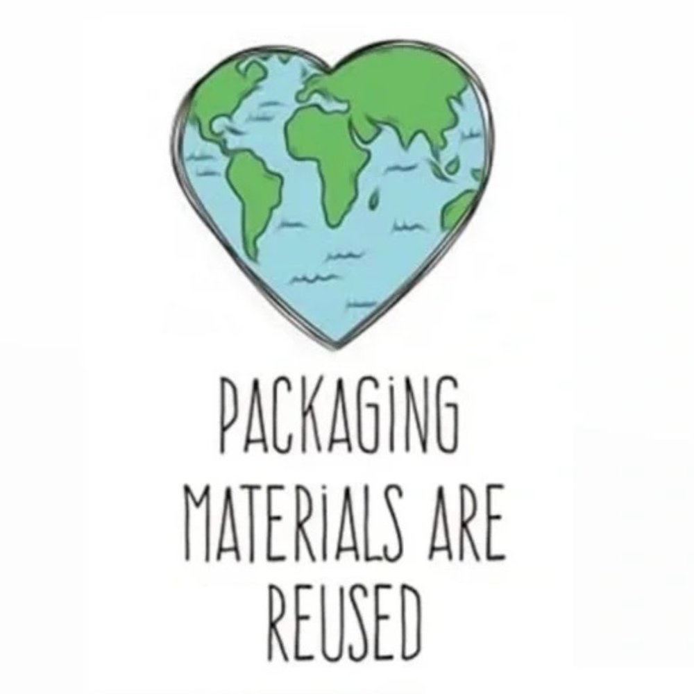 FYI - Packaging materials are reused